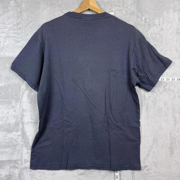 Obey Propaganda Graphic T-Shirt Men’s Size L Navy Blue Made in USA Streetwear - Picture 5 of 8